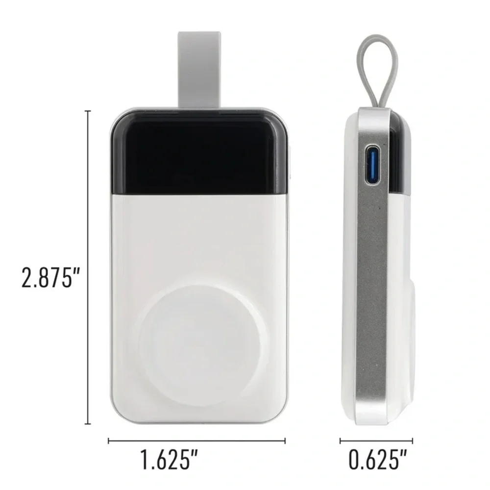 Xtreme Portable 1200mAh Wireless Apple Watch Charger Keychain Power Bank NWT